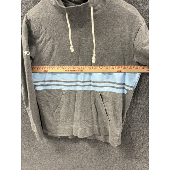 DOMO Breeze Blocker – Hoodie Pullover Gray/ Blue Men’s Size Medium - Picture 8 of 9